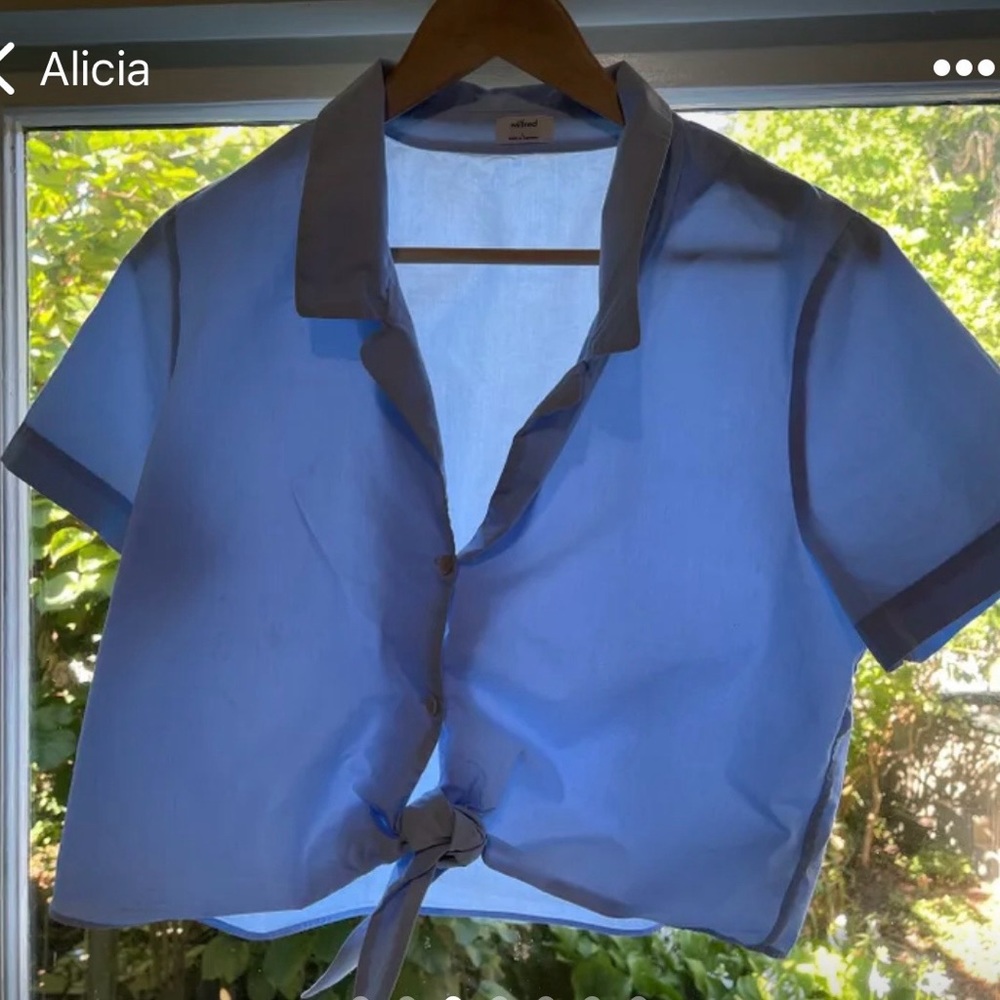 Wilfred blouse top cropped